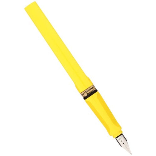 LAMY Füllhalter safari yellow, Federbreite: M ergonomisches Griffstück, Kappe mit Clip aus Metall, - 1 Stück (1208112) - 4014519081128 - image 2
