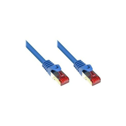RNS® Patchkabel mit Rastnasenschutz, Cat. 6, S/FTP, PiMF, PVC, 250MHz, blau, 50m, Good Connections (8060-500B) afbeelding 1