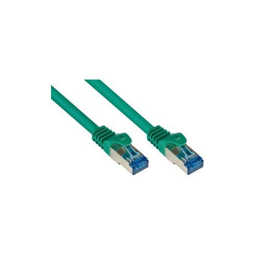 Good Connections Alcasa GOOD CONNECTIONS - Patch-Kabel - RJ-45 (M) - RJ-45 (M) - 20 m - Paare in Metallfolie (PiMf) - (Kategorie 6a) - halogenfrei - grün (8060-H200G) afbeelding 1