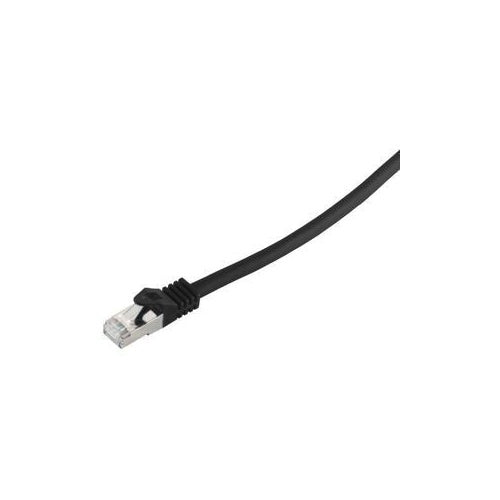 RJ45 Patchkabel mitCat.7 Rohkabel und Rastnasenschutz (RNS®), S/FTP, PiMF, halogenfrei, 600MHz, OFC, black, 25m, Good Connections® (8070R-250S) afbeelding 1