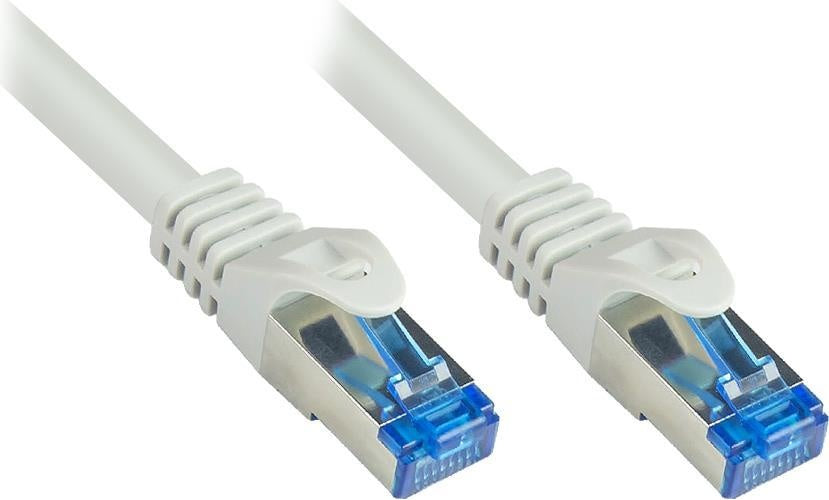 RNS® Patchkabel SmartFLEX, Cat.6A, S/FTP, PiMF, halogenfrei (LSZH), 500MHz, CU, grey, 7,5m, Good Connections® (8060-SF075) afbeelding 1