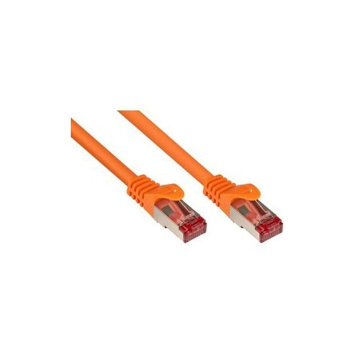 RNS® Patchkabel mit Rastnasenschutz, Cat. 6, S/FTP, PiMF, PVC, 250MHz, orange, 20m, Good Connections (8060-200O) afbeelding 1