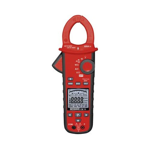 Benning CM 12 Stromzange CAT IV 600 V Anzeige (Counts): 9999 (044680) afbeelding 1