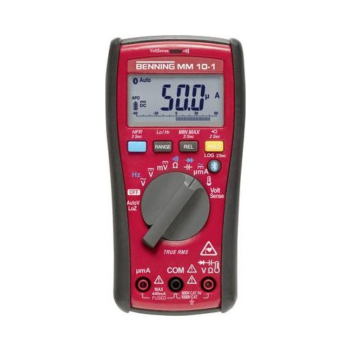 Benning MM 10-1 Hand-Multimeter digital Datenlogger CAT IV 600 V Anzeige (Counts): 6000 (044687) afbeelding 1