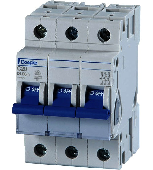 DOEPKE LS-Schalter C16A DLS-6H-C16-3-6-KA 6kA 3-polig 400V C-Charakteristik DLS-6H-C16-3-6-KA (09914293) afbeelding 1