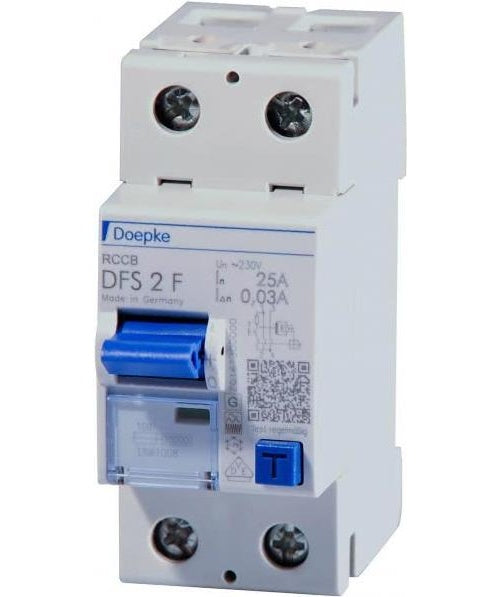 Doepke Schaltgeräte GmbH FI-Schalter DFS2 040-2/0,03-F (09134020) afbeelding 1