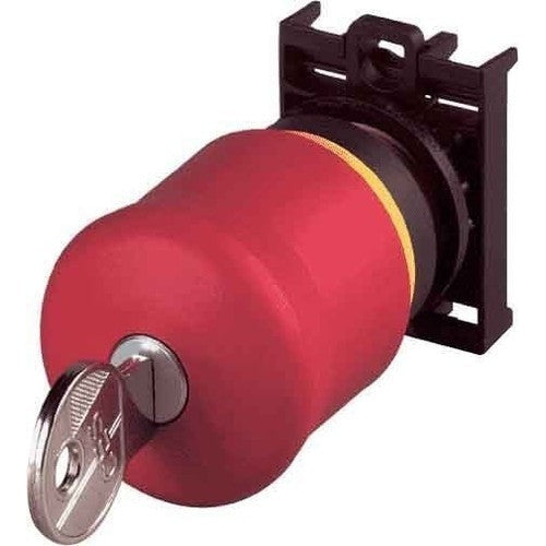 EATON Not-Halt/Aus-Schlüsselt M22-PVS/K01 f. Fronteinbau 1 Öffner Einzels.MS1 M22-PVS/K01 (216514) afbeelding 1