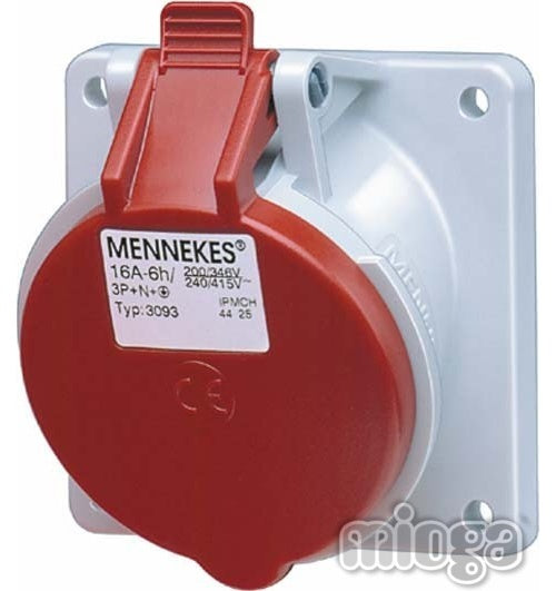 MENNEKES Anbaudose 5-polig 3171 TwinCONTACT IP44 32A 6h 400V 3171 (3171) afbeelding 1