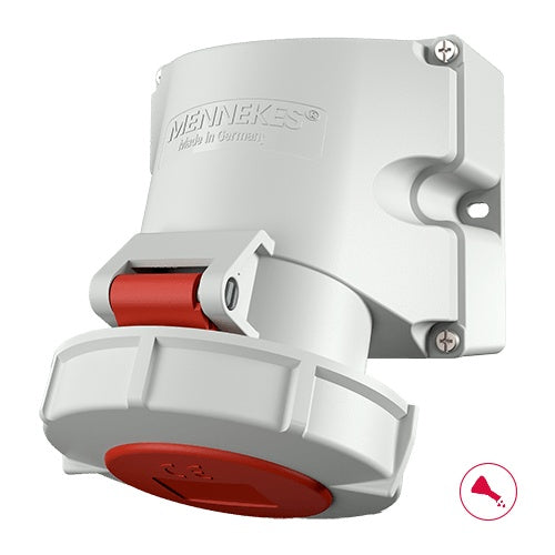 MENNEKES Elektrotechnik GmbH & Co. KG CEE-Wandsteckdose 32A 400V 5polig (9182) afbeelding 1