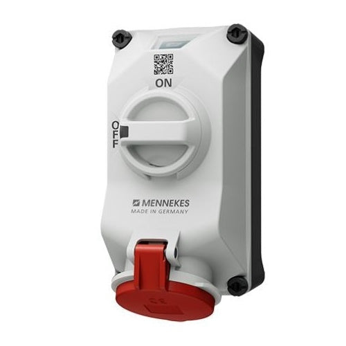 Mennekes Wandsteckdose 5613506G DUOi 32A5P6h 400V IP44 (5613506G) afbeelding 1