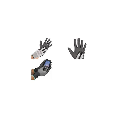 HYGOSTAR Schnittschutzhandschuh CUT SAFE TOUCH, S Spezialfaser Strickhandschuh, Innenhand & Fingerkuppen mit - 1 Stück (33416) afbeelding 1