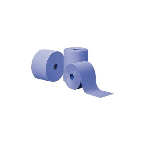 HYGOSTAR Putzrolle, 2-lagig, blau, 350 m aus Spezialfaser 'Blue Tech', Einzelblattabnahme, Blattgröße - 2 Stück (304420) afbeelding 1
