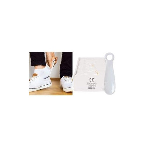 HYGOSTAR Schuhlöffel, aus PET, weiß, einzeln verpackt ideal für Hotels, ergonomische Form für komfortables - 1 Stück (556115) afbeelding 1