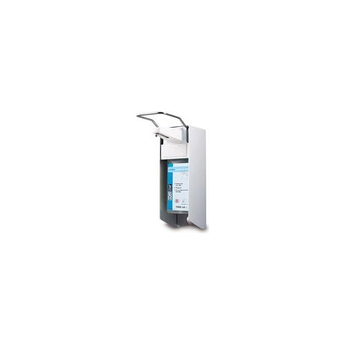 HYGOSTAR Wandspender, weiß, für 1.000 ml Flaschen Eurospender für Desinfektionsflaschen, aus Aluminium und - 1 Stück (88843) afbeelding 1