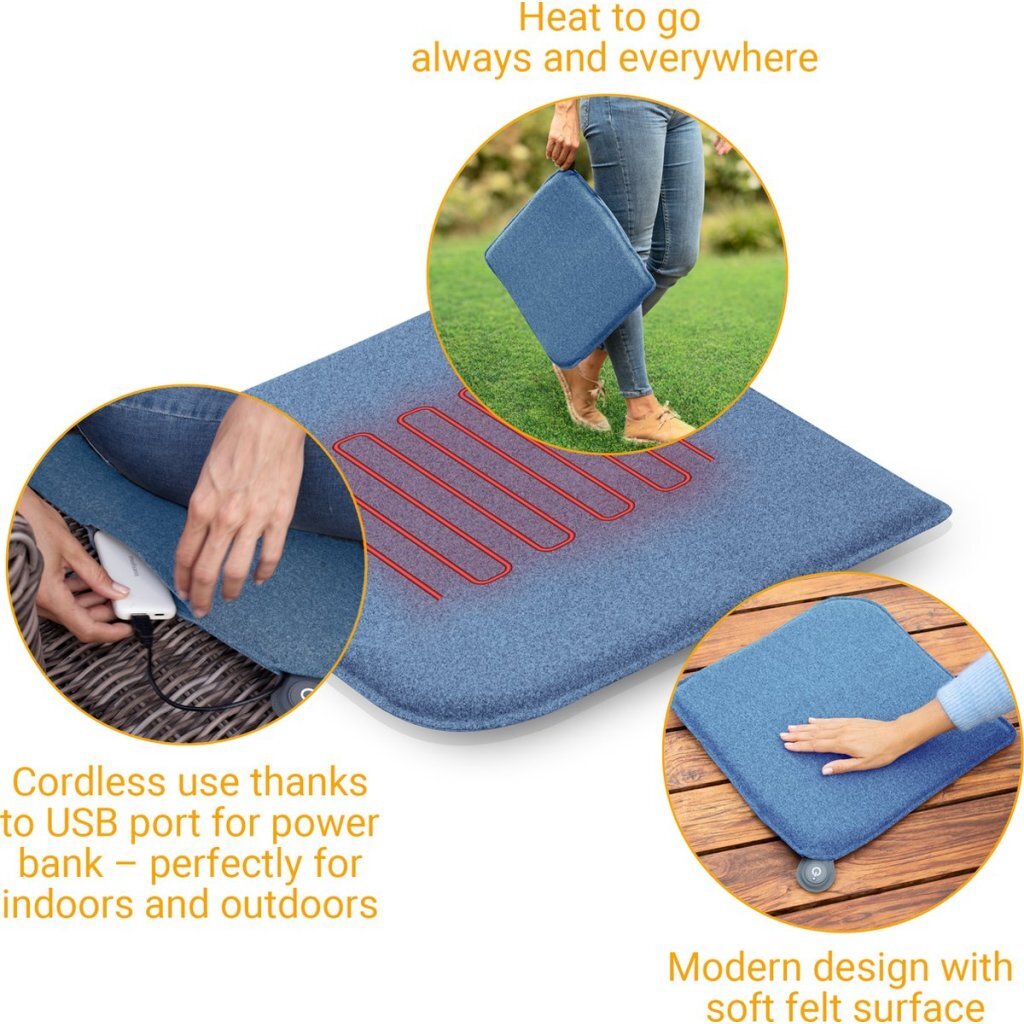 Medisana Outdoor Heat Cushion OL650 40x40 cm Blue