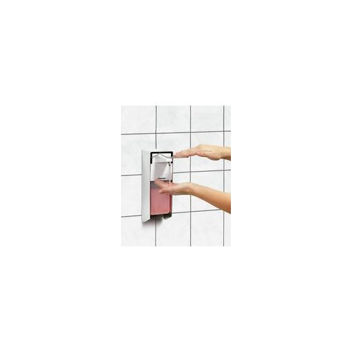 Bartscher Seifenspender PS 0,9L-W 850008 silber Kunststoff 0,9 l (850008) afbeelding 1