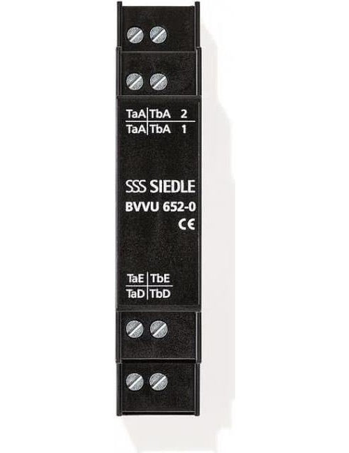Bus-Video-Verteiler BVVU 652-0 schwarz unsymetrisch (200049631-00) afbeelding 1