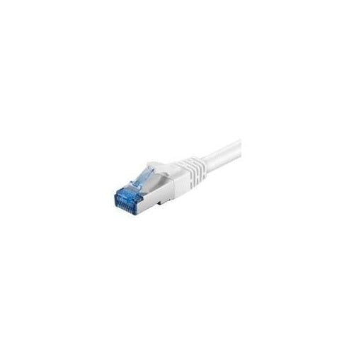 equip - Patch-Kabel - RJ-45 (M) zu RJ-45 (M) - 10,0m - FTP - CAT 6a - geformt - weiß (605616) afbeelding 1