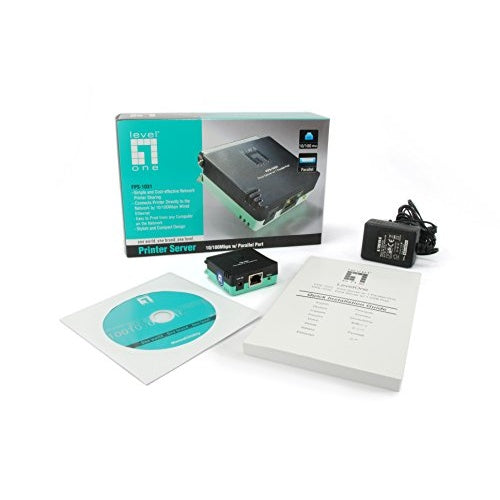 LevelOne FPS-1031 - Druckserver - parallel - 10/100 Ethernet afbeelding 3