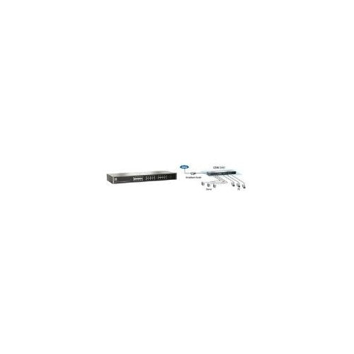 LevelOne GSW-2457 - Switch - 24 x 10/100/1000 - Desktop (524728) afbeelding 1