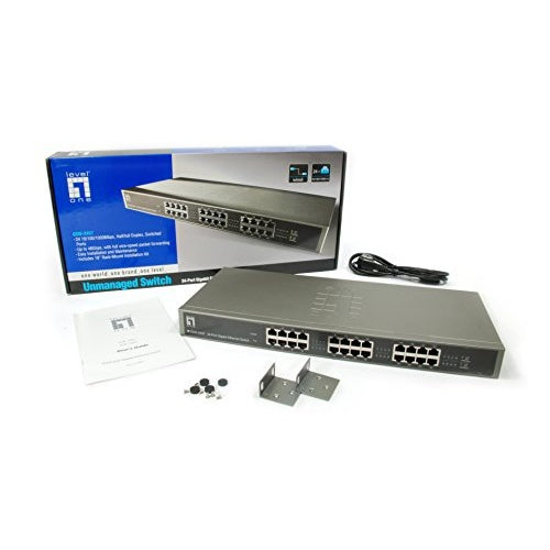 LevelOne GSW-2457 - Switch - 24 x 10/100/1000 - Desktop (524728) afbeelding 3