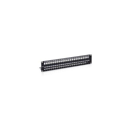 Equip Patch Panel - Patch Panel - RJ-45 X 48 - Schwarz - 2U - für P/N: 125489, 767110, 767111 (769349) afbeelding 1