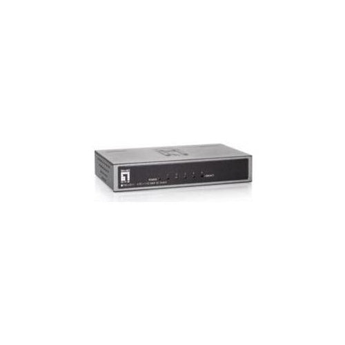 LevelOne FEU-0511 - Switch - nicht verwaltet - 4 x 10/100 + 1 x 100Base-FX - Desktop, wandmontierbar (FEU-0511) afbeelding 1