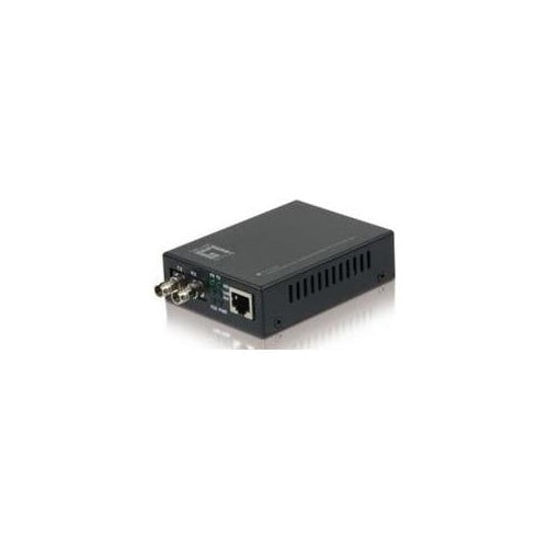 LevelOne FVT-2002 - Medienkonverter - 10Base-T, 100Base-TX - 100Base-FX-MMF - ST multi-mode/ RJ-45 - extern (FVT-2002) afbeelding 1