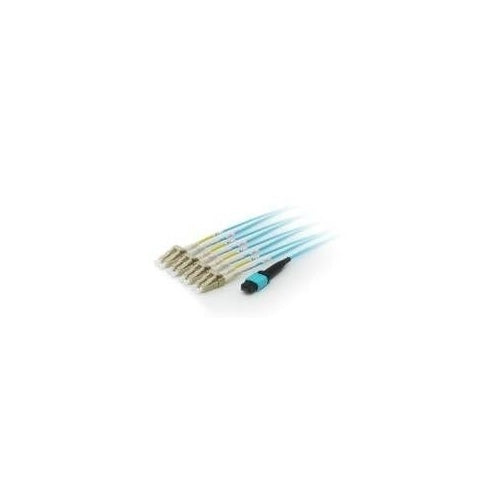 Equip Pro - Patch-Kabel - MTP Multimode (W) - LC Multi-Mode (M) - 3,0m - Glasfaser - 50/125 Mikrometer - OM4 - Aquamarin (25556307) afbeelding 1