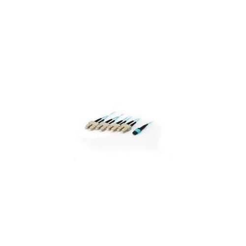 Equip Pro - Patch-Kabel - MTP Multimode (W) - SC multi-mode (M) - 10,0m - Glasfaser - 50/125 Mikrometer - OM4 - Aquamarin (25557607) afbeelding 1
