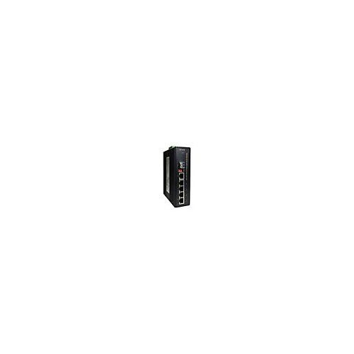 LevelOne 5-Port Gigabit Industrial Switch - DIN-Schiene - -30°C to 65°C - Gigabit Ethernet (10/100/1000) - Vollduplex - Power over Ethernet (PoE) - Wandmontage (IGP-0501) afbeelding 2