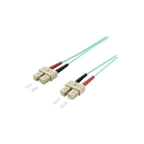 Equip LWL Patchkabel SC->SC 30.00m Multimode Duplex OM3 turq (255333) afbeelding 1