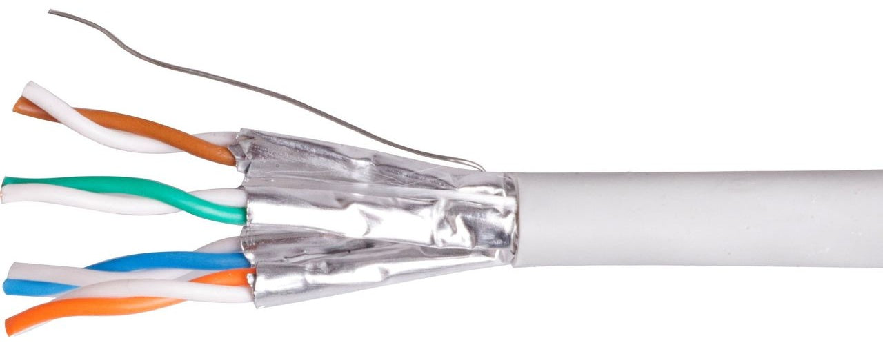 equip - Bulkkabel - 100 m - UTP - CAT 6 - halogenfrei, robust - Grau afbeelding 1