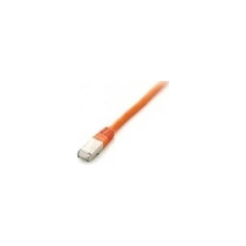 equip Pro - Patch-Kabel - RJ-45 (M) bis RJ-45 (M) - 30,0m - SFTP, PiMF - CAT 6a - halogenfrei, geformt, verseilt - orange (606611) afbeelding 1