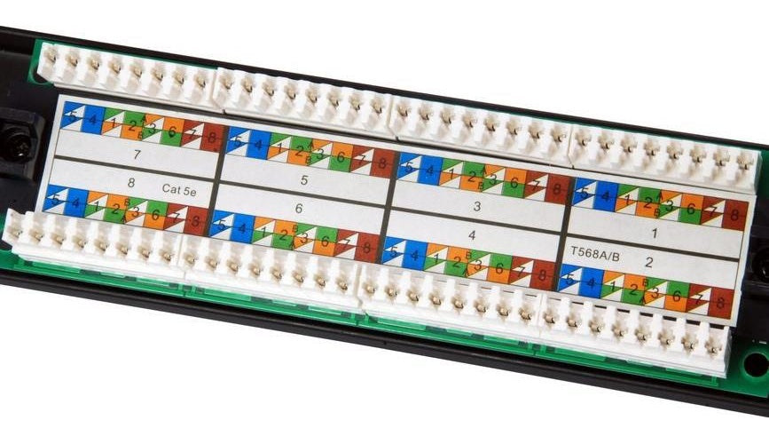 Equip 16-Port Cat.5e Ungeschirmtes Patch Panel - Black - 10/100/1000Base-T(X) - Gigabit Ethernet - 1000 Mbit/s - RJ-45 - Cat5e - Schwarz (235317) afbeelding 1