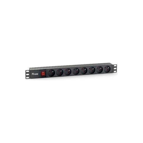 Equip 333285 Stromverteilereinheit (PDU) 8 AC-Ausgänge 1U Schwarz (333285) - 4015867224359 - image 1