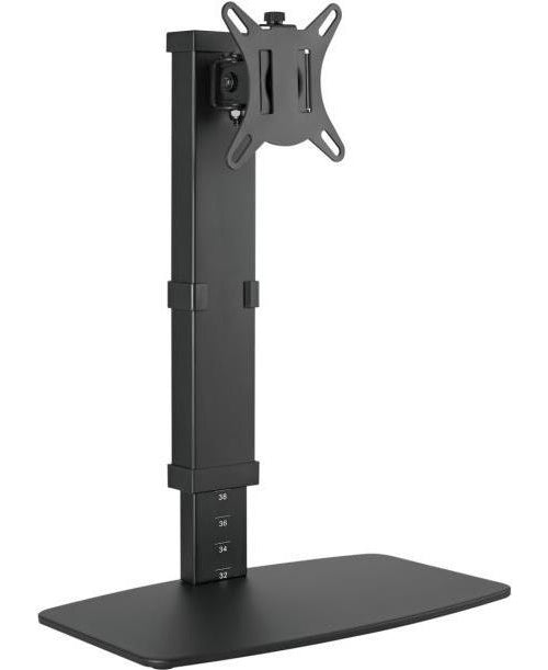 equip - Aufstellung - freistehend - für Flachbildschirm - Kunststoff, Metall - Schwarz - Bildschirmgröße: 43,2-81,3 cm (17"-32") - Schreibtisch (650126) afbeelding 1