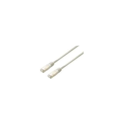 equip - Patch-Kabel - RJ-45 (M) zu RJ-45 (M) - 10 m - S/FTP - CAT 6a - halogenfrei, verseilt - weiß afbeelding 1
