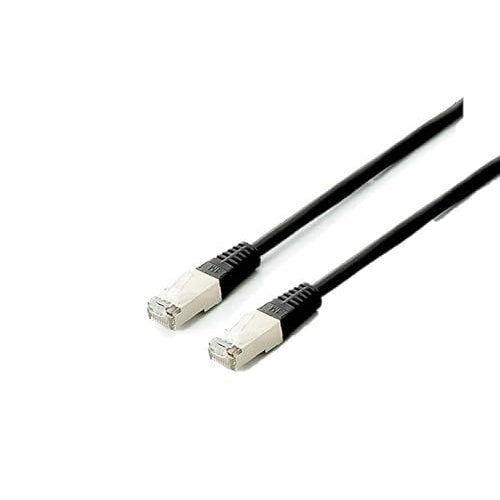equip - Patch-Kabel - RJ-45 (M) zu RJ-45 (M) - 1 m - S/FTP - CAT 6a - halogenfrei, verseilt - Schwarz afbeelding 2