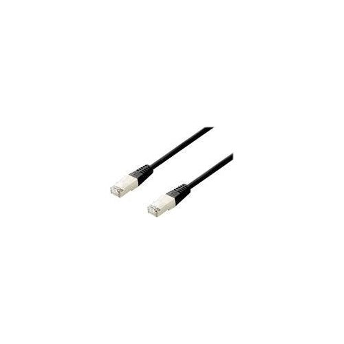 equip - Patch-Kabel - RJ-45 (M) zu RJ-45 (M) - 50 cm - S/FTP - CAT 6a - halogenfrei, verseilt - Schwarz afbeelding 1