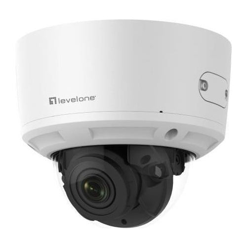 LevelOne Gemini Zoom IP Camera - 8-MP - H.265 - 802.3af - Poe - IR LEDs - Indoor/Outdoor - Two-Way Audio (FCS-3098V2) afbeelding 1