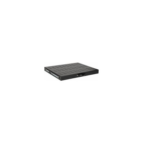 Equip Fachboden variabel 19" für Serverschränke 1U 60cm sw - 0,6 m (EZVS-19-1-60-B) afbeelding 1