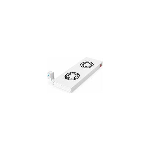 Equip Lüftermodul 19" für Serverschränke 4xLüfter RAL7035 (EZF-2-G) afbeelding 1