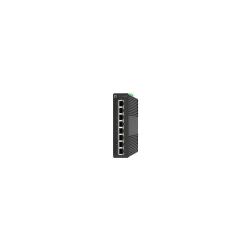 LevelOne Switch 8x GE IGS-2108P 8xPoE Outputs schwarz (IGS-2108P) afbeelding 1