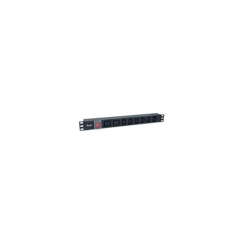 Equip Steckdosenleiste 19" 1HE 8fach IEC C20 1.8m Alu. Sch - Steckdosenleiste - 1,8 m (333316) - 4015867236406 - image 1