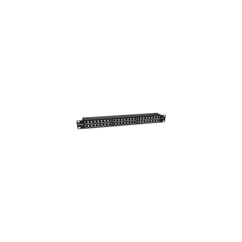 Equip Patchpanel 48x RJ45 Cat6A 19" FTP 1HE Premium schwarz - FTP - RJ-45 (326626) afbeelding 1