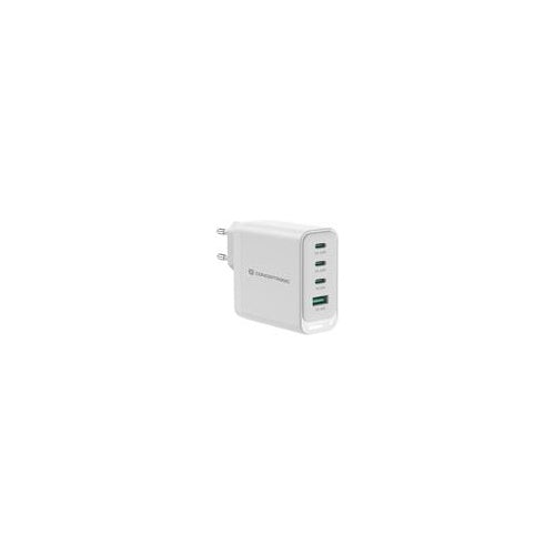 Conceptronic Ladegerät 4Port 100W 3xUSB-C 1xUSB-A weiß (ALTHEA22W100) afbeelding 1