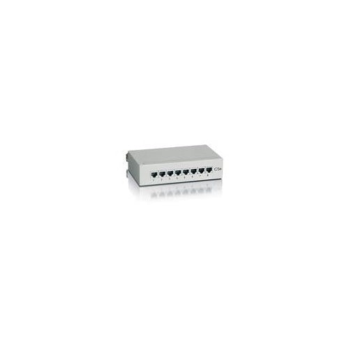 Equip Desktop - Patch Panel - Hellgrau, RAL 7035 - 8 Ports (227308) afbeelding 1