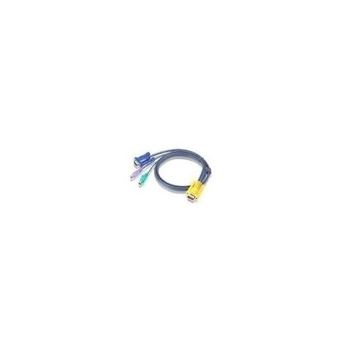 ATEN 2L-5210P - Tastatur- / Video- / Maus- (KVM-) Kabel - PS/2, 6-polig, HD-15 (M) - 15 pin SPHD (M) - 10 m (2L-5210P) afbeelding 1