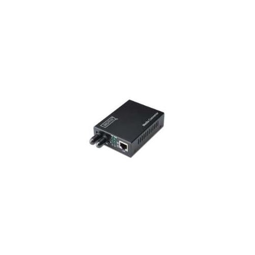 DIGITUS Professional DN-82010-1 - Medienkonverter - 100Mb LAN - 10Base-T, 100Base-FX, 100Base-TX - RJ-45 / ST multi-mode - bis zu 2 km - 1310 nm afbeelding 1